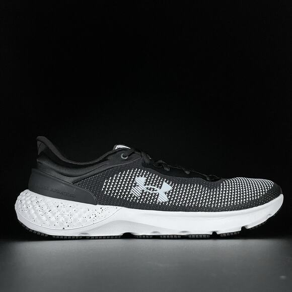 Under Armour Charged Escape 4 Men’s 10 Black White Running Shoe Athletic Sneaker - Picture 6 of 7